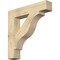 Ekena Millwork Funston Block Rough Sawn Bracket, Douglas Fir, 6"W x 34"D x 34"H BKT06X34X34FST05RDF - alternate 1